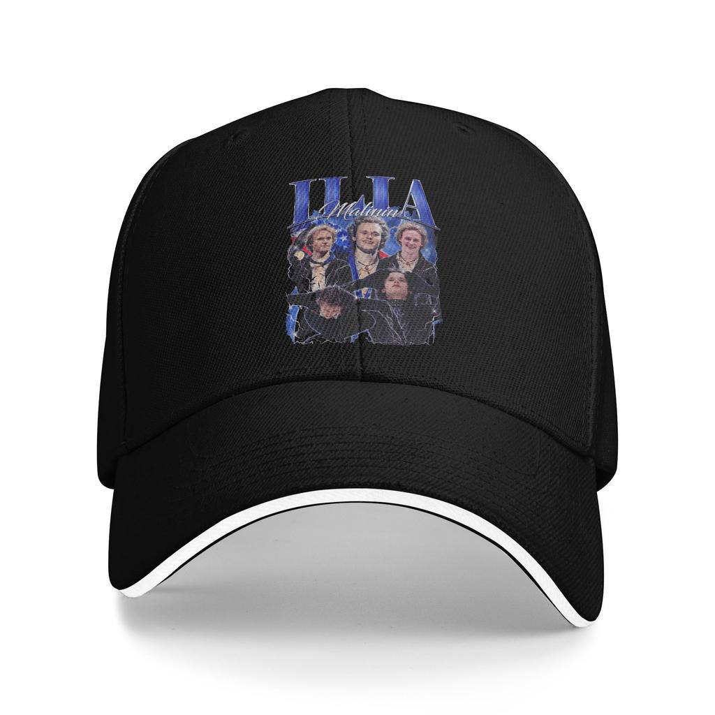 Sommer Freizeit Baseballkappe Ilia Malinin Vierfachsprung Legende Outdoor Fitnessstudio Trucker-Kappe Für Unisex WoUnisex Atmungsaktiv Mode Snapback-Kappe