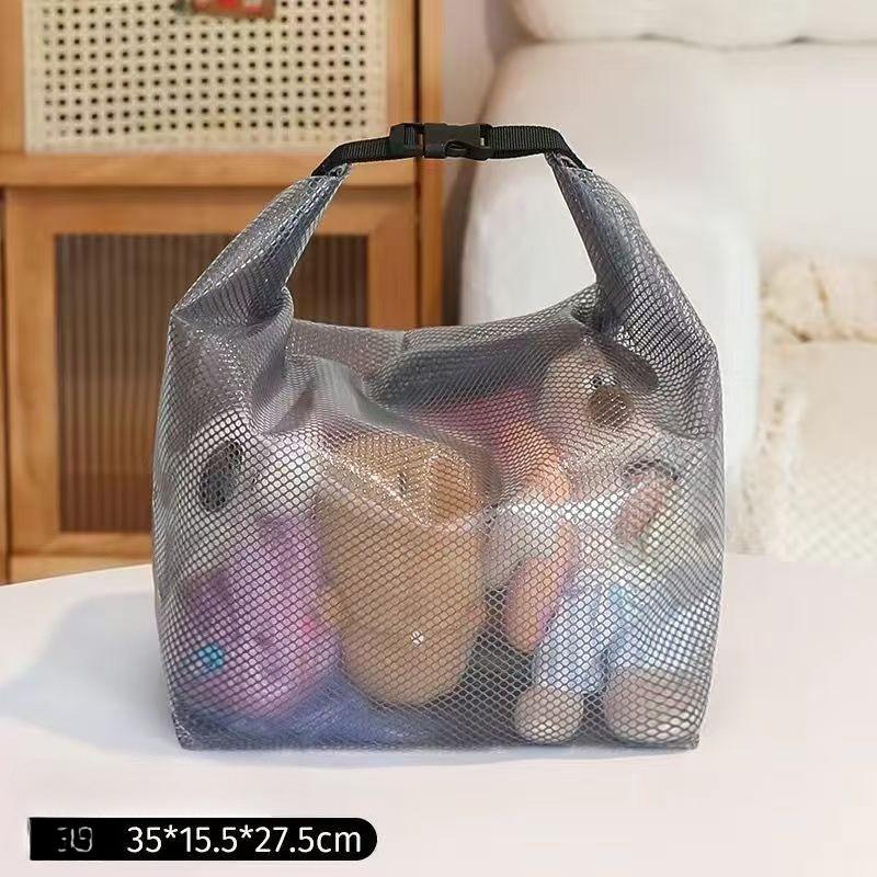 

Waterproof Travel Toiletry Bag, Makeup Organizer & Storage Pouch - Clear EVA Material, Large Opening, Portable Handle for Travel, Gym, Swimming L білий