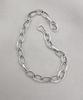 Handmade Sterling Silver Oval Link Bracelet: Minimalist Unisex Jewelry