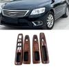 Upper Panel Trim Car Window Regulator Panel Glass Lift Switch Cover 4Pcs/Set For Toyota Camry 2001-2006 Door Armrest