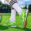 Chaussures de Football pour Garçons Semelle Souple en Caoutchouc Professionnelles pour Enfants Entraînement Gazon Synthétique Chaussures de Football pour Filles