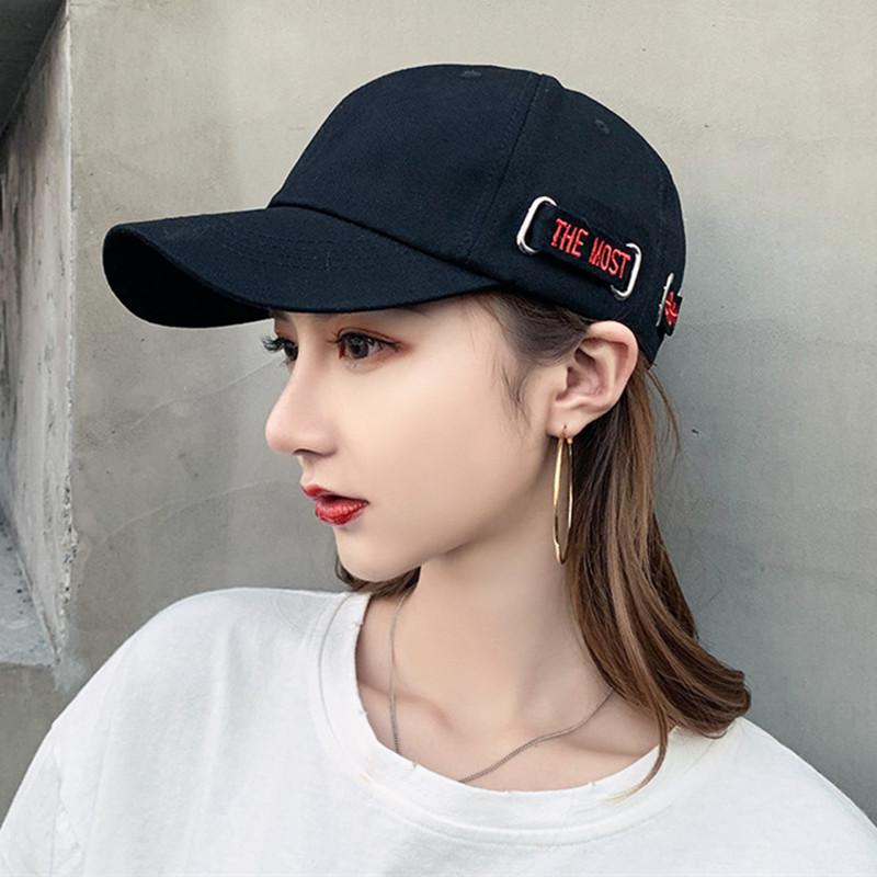 Fashionable Embroidery Letter Neutral Casual Summer Sun Shading Baseball Cap