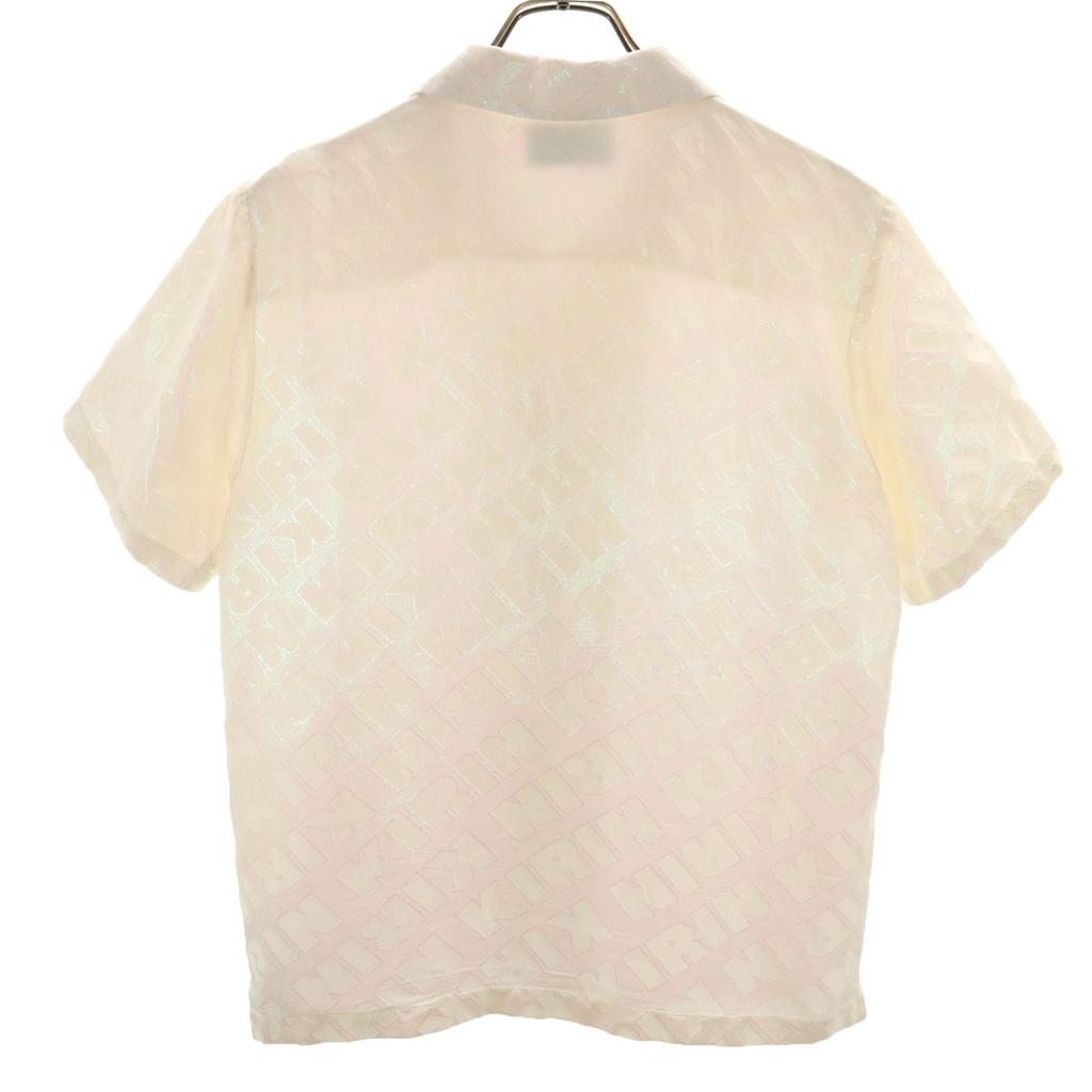 KIRIN PEGGY GOU Made In Italy Logo Overall Pattern Short Sleeve Open Color Shirt Men's Used