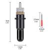 30/45/ 60 Degree Vinyl Cutter Plotter Blades + Blade Holder For Graphtec CB09 Practical Tungsten Steel Milling Cutter