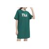 New FILA Short Sleeved Dress Women's Chrysoprase Green F11W329315FTQ