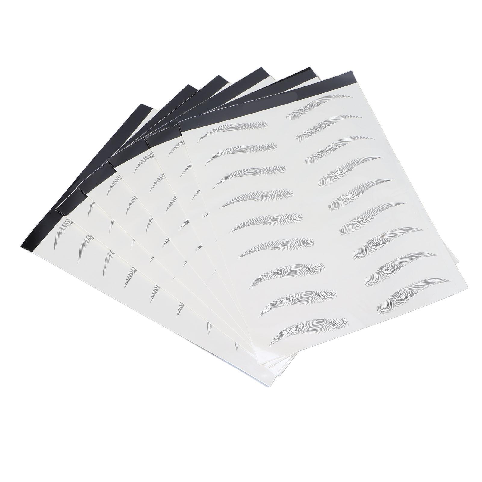 

Eyebrow Tattoos Stickers 6D Nature Waterproof Temporary Tattoo Eyebrow for Eyebrow Grooming Shaping4#