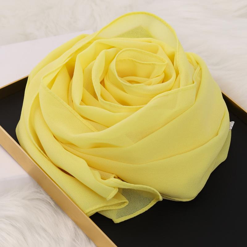 Muslim Hijab Scarf With Zipper Plain Bubble Chiffon Ready To Wear Veiled Hijab Wrap Solid Shawls Headscarf Turban Ramadan