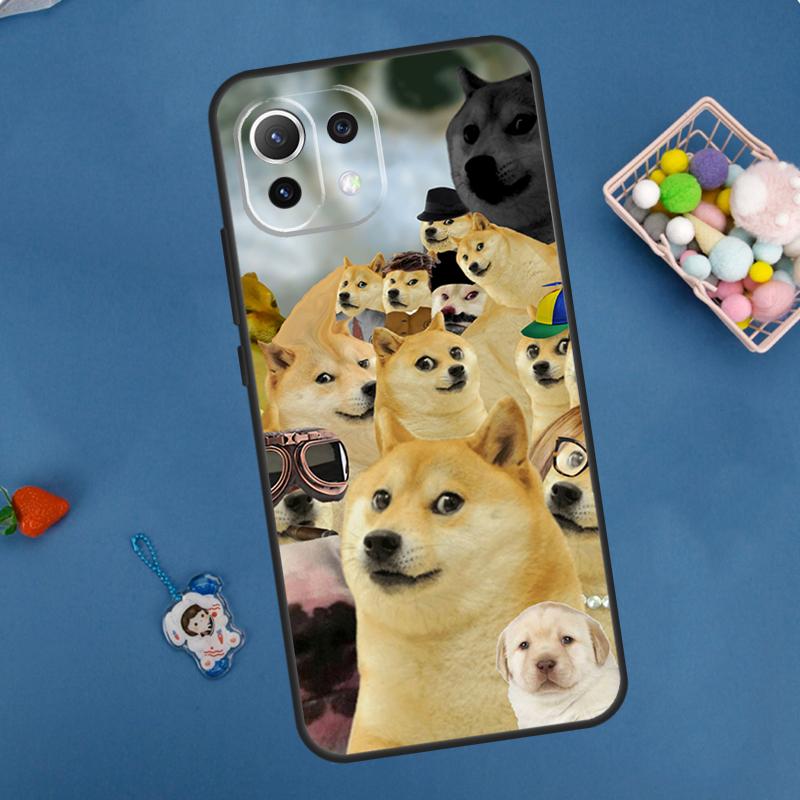 Doge Case For Xiaomi 13 14 15 Ultra 11T 12T 13T 14T Pro POCO X7 Pro X3 X5 X6 M6 F5 F6 Pro Cover