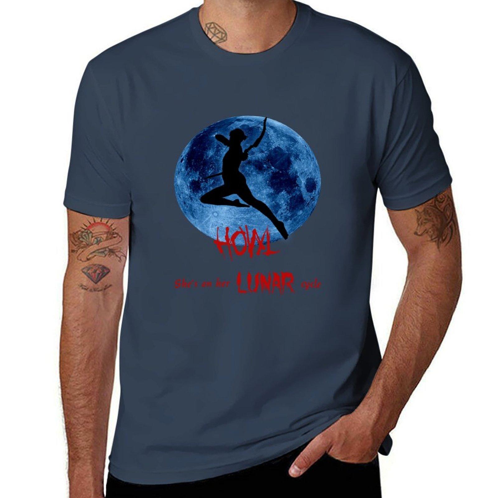 Hunter Moon TShirt Comfort Stretch Tee Shirt S