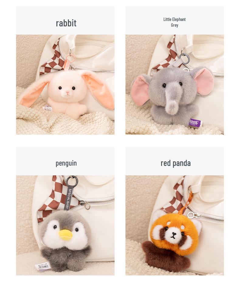 Cute Baby Animal Plush Toy Figure – Child's Pendant Ornament