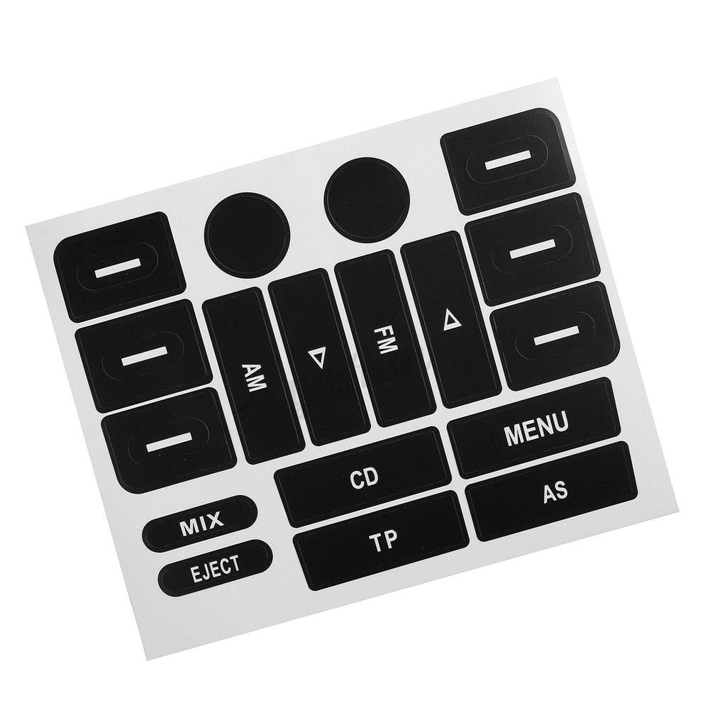 Radio Button Repair Sticker Sticker Button Repair Sticker Radio For Golf MK5