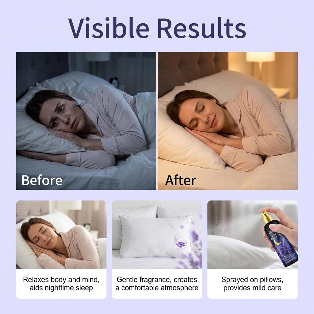 Sleep-Friendly Body Care Spray | Gentle Nourishing & Hydrating for Nighttime Skin Comfort