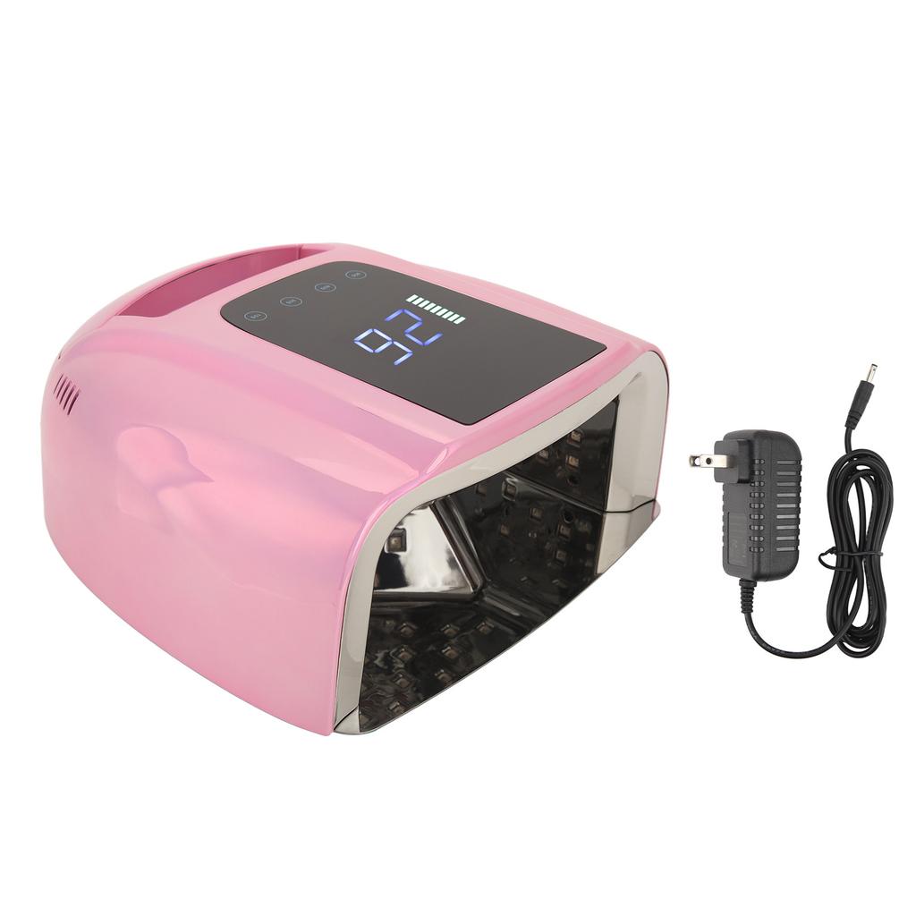 96W Nail Polish Dryer 42pcs Light Chips Intelligent Induction Rechargeable Nail Gel Curing Lamp