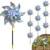 Outdoor Reflective Pinwheel Bird Deterrent Wind Spinner for Garden Balcony Farmland Yard Decoration Child Toy 1 Piece