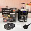 6L Multifunktionaler Smart Air Fryer mit Touchscreen & Großem Fassungsvermögen