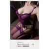 Domila Erotic Underwear Sexy Lace Pure Desire Hollow Strap Set Pajamas Purple Waist Uniform Qqny