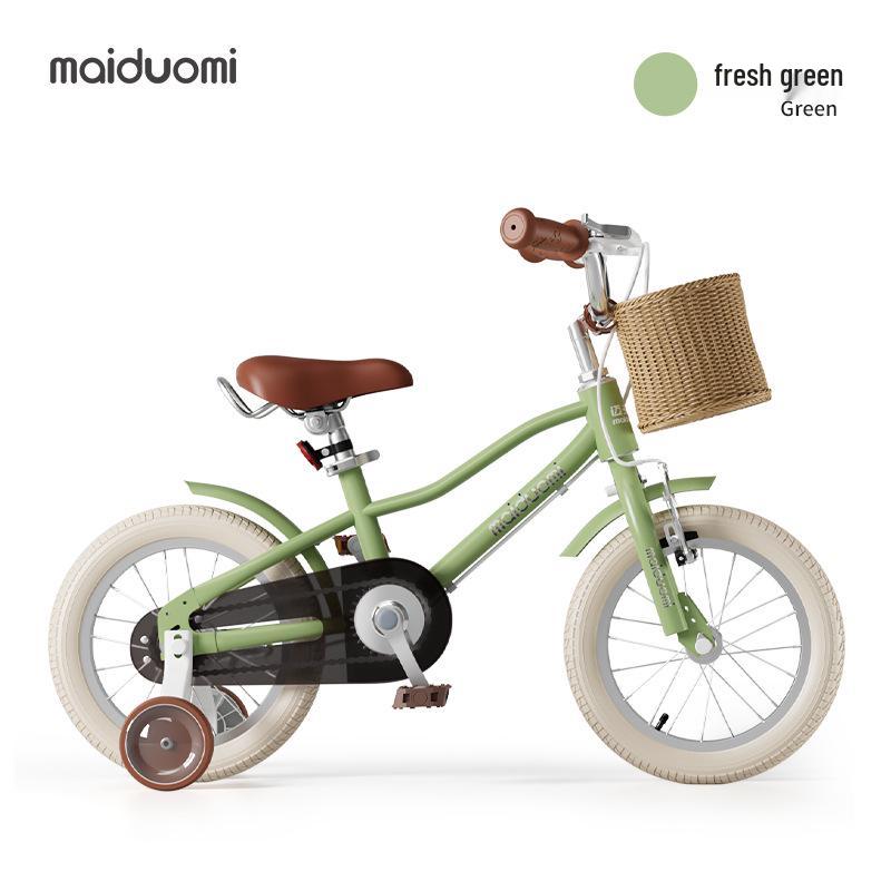 Maiduomi Ultralight Children's Bicycle with Training Wheels for Ages 3-12