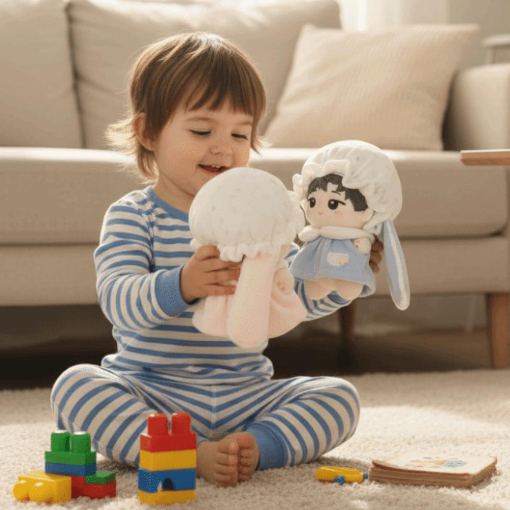Dress-up Cotton Doll's Clothes Set Animal Onesie 10cm Doll Clothes  Children's Gift