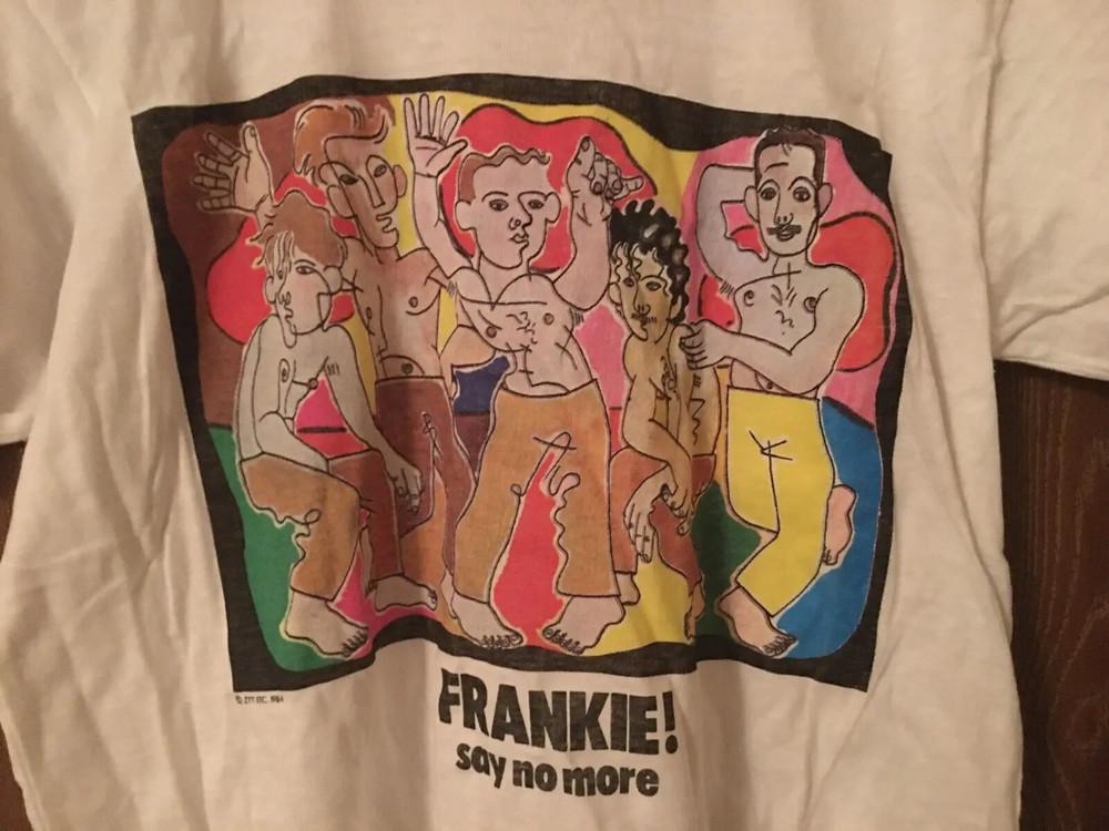 Vintage Frankie Goes To Hollywood Frankie Say No More Shirt BL233 Unisex T-Shirt S