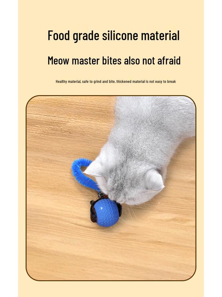 Smart Electric Cat Toy: Automatic Obstacle-Avoidance Rolling Ball for Self-Entertainment