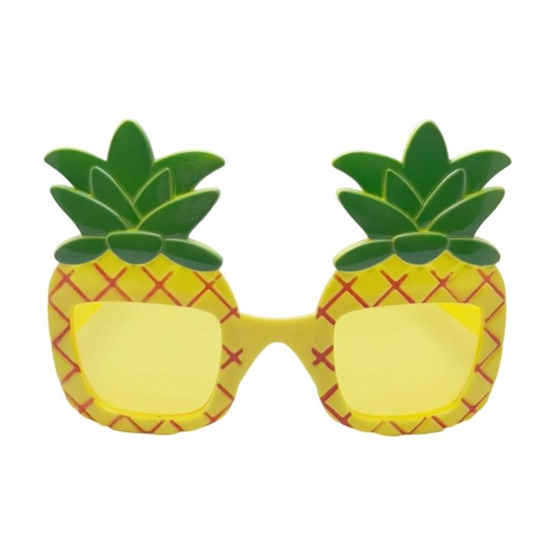 Delicate Pineapple Glasses With Soft Plastic Frame Comfort For Costume Parties Character Cosplay And Carnivals