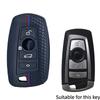 Silicone Car Key Case For Bmw 1 2 3 5 7 Series F10 F20 F30 335 328 535 E90 E92 E93 Cover Remote Fob Shell Jacket 3 Buttons