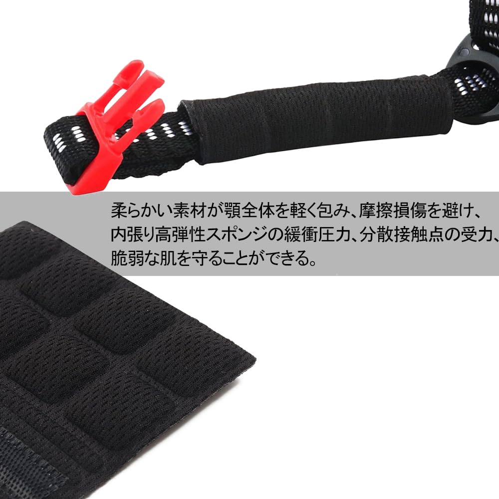 DONGFANGB Helmet Chin Pad, Sweat Absorbent, For Chin Strap, Anti-Abrasion,