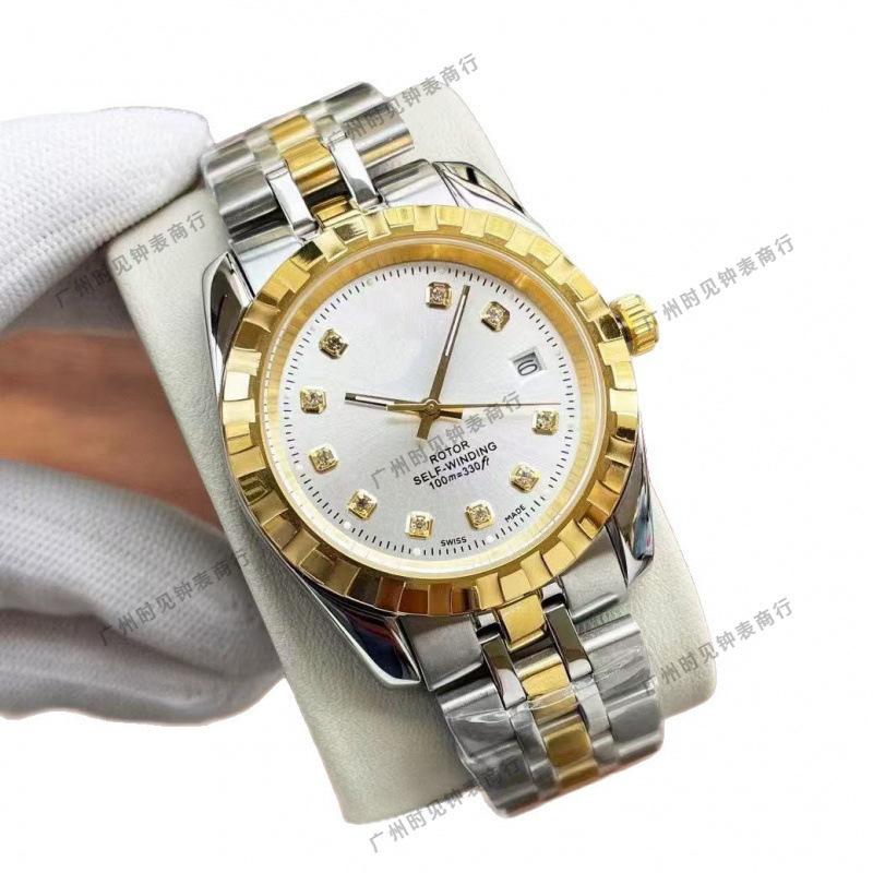 Dijia Tud Klassisch M22010 Business Rautenmuster Automatik Mechanisch Stahlarmband Herrenuhr