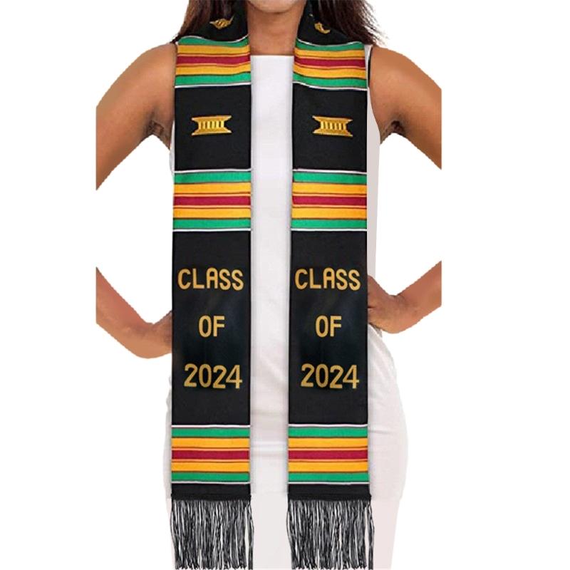 

Nursery School Black Graduation Sash Stole Photo Props for Valedictorian Students Valedictorian Class of 2024 Graduate 1