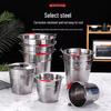 CNMF Stainless Steel Multi-Purpose Bucket with Handle