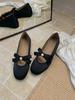 Fashion IPPEUM Ballet Flats Satin Pink Round Toe Mary Janes Shoes Ballerinas Zapatos Mujer