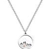 Stainless Steel Seed Necklace of Mountain Mustard Cabbage