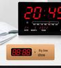 LED Digitaler ewiger Kalender mit großen Ziffern, Wanduhr mit Temperatur- und Luftfeuchtigkeitsanzeige.