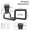 3Pcs Garden Hose Holder Metal Hose Reel Hanger Wall Hooks Organizer Heavy Duty Water Tube for Outdoor Indoor Garage Yard