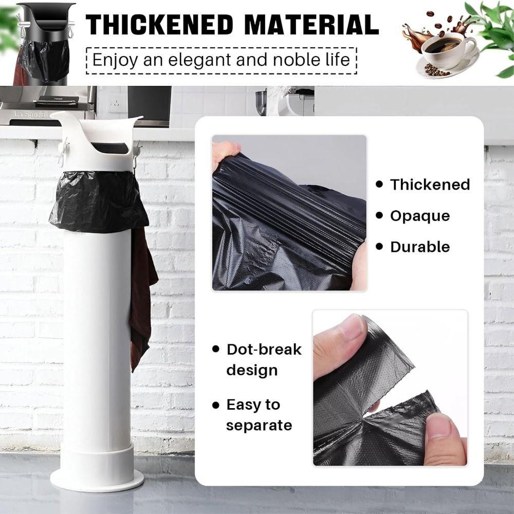 100Pcs Thickened Large Trash Bags Heavy Duty Liners Coffee Grounds Bags  Coffee Shop