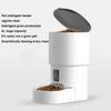 New 4L Pet Intelligent Automatic Feeder WiFi 2 Styles Mobile Phone Remote White Cat Feeding Machine