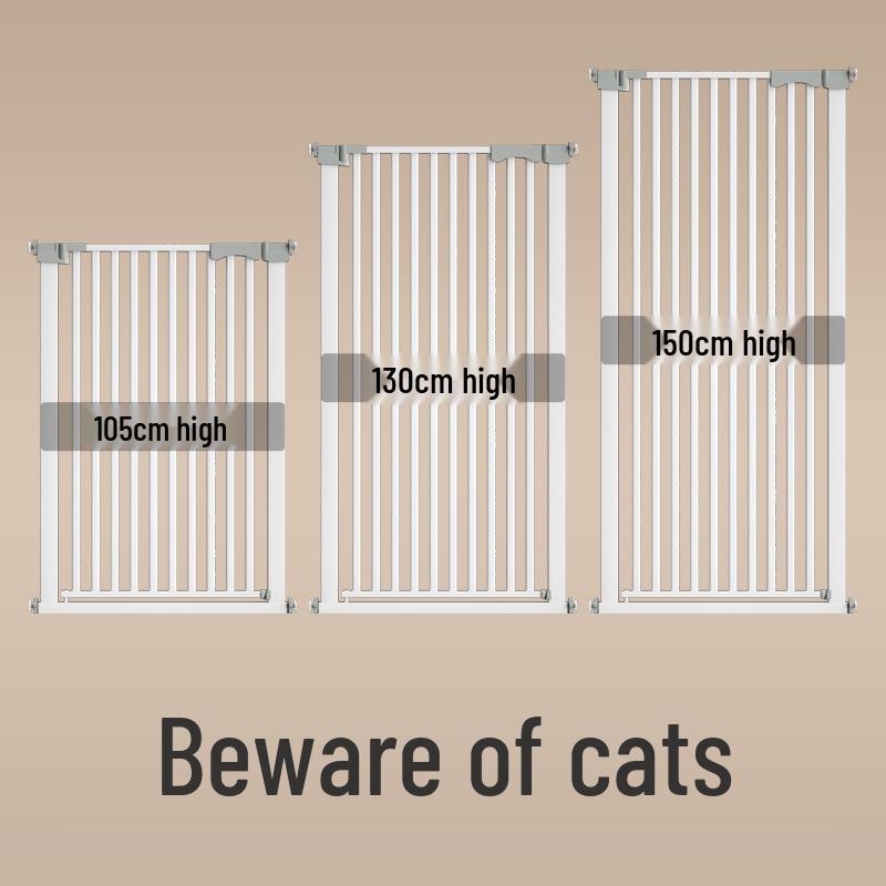 Heightened Cat-Proof Pet Barrier: No-Drill Indoor Door & Balcony Fence