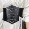 Color Elastic Solid Waistband Wide Belt Tie On Design Decoration Gift Fashion