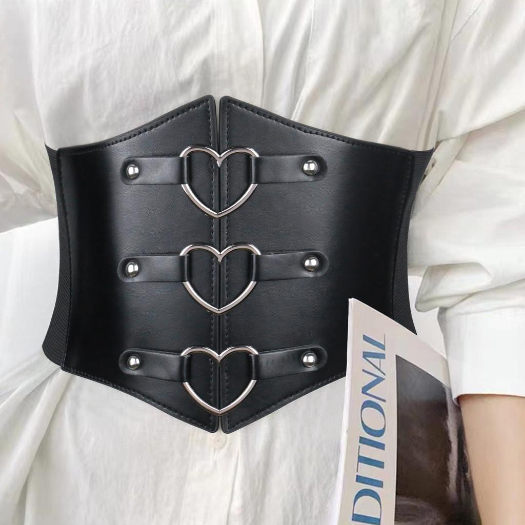 Elastic Solid Color Waistband Wide Belt Tie On Design Decoration Gift Fashion