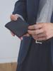Saffiano Leather Wallet NAVY 416401003207988 [BEAMS HART] Wallet/Pouch Bi-fold Men's -