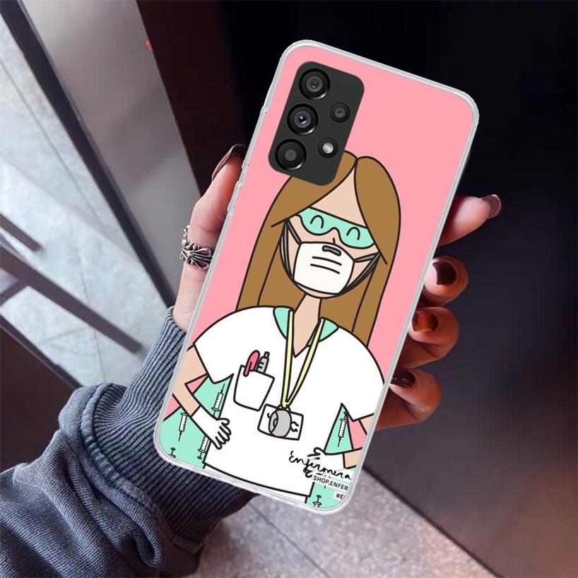 Medicine Nurse Doctor Phone Case For Samsung Galaxy A17 A16 A15 A14 A13 A57 A56 A55 A54 A53 A37 A36 A35 A34 A33 A26 A25 A24 A23