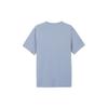 Nike Solid Color Logo Crew Neck T-Shirt Men Tops Blue DV9832-493