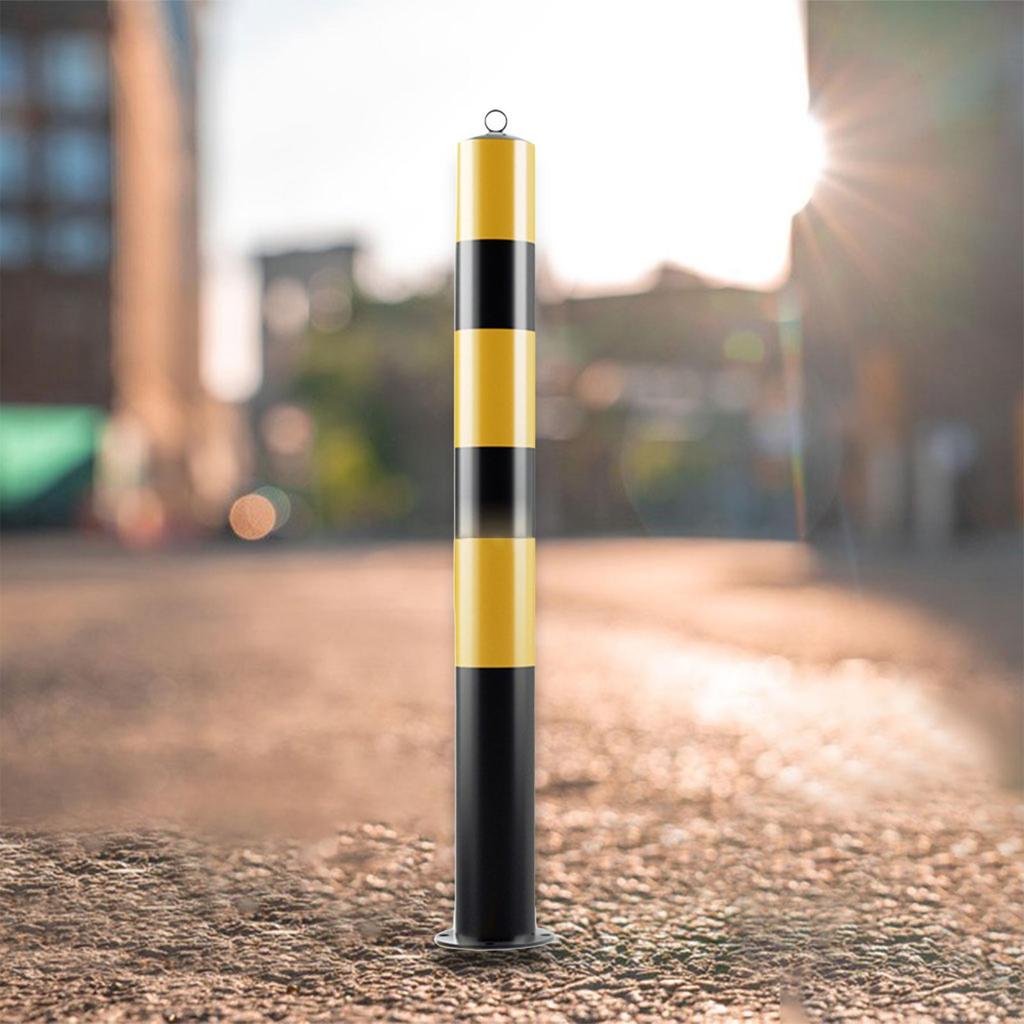 Bollard Post Parking Barrier 75cm H Multifunctional Protection Steel Accessories