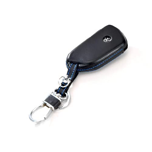 core OBJ select Кожаный чехол для ключа для Volkswagen Golf8 ЧЕРНЫЙ x СИНИЙ LE-GO8-001BB чёрный
