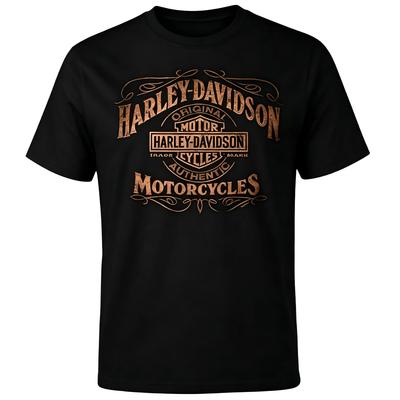 Vintage Harley‑Davidson Motorcycles Graphic Men T‑Shirt