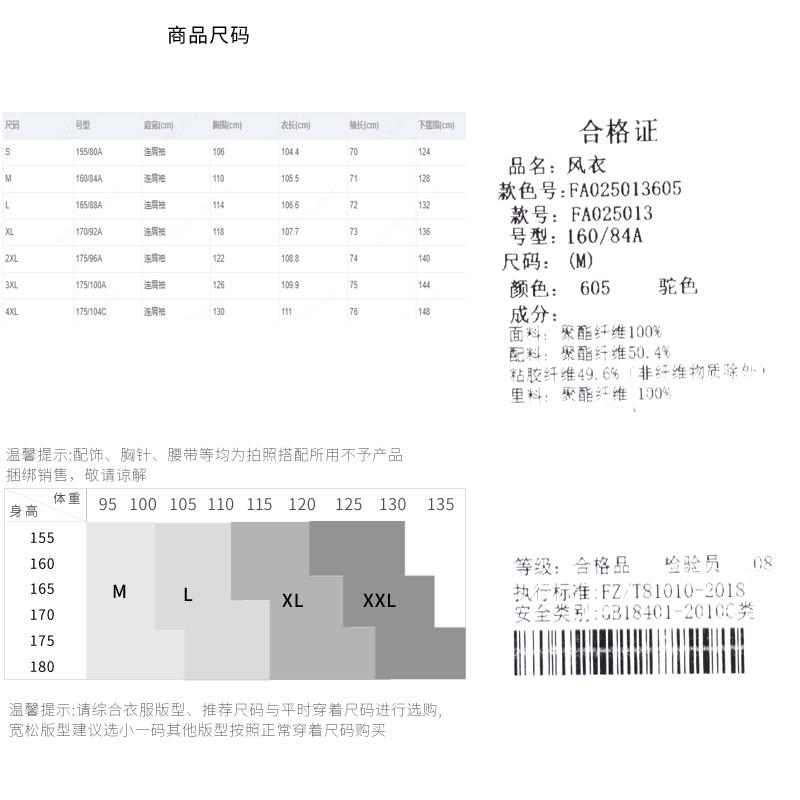 Spring Contrasting Splicing Commuter Long Women's Temperament Coat