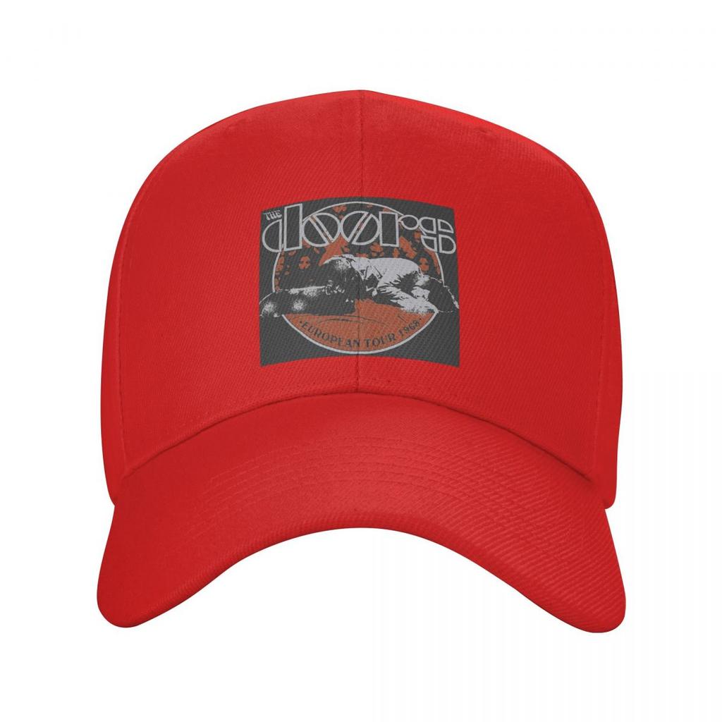 The Doors Rock Band Logo Jim Morrisons Baseball Caps Snapback Men Women Hats Casual Cap Sports Baseball Hat Casquette