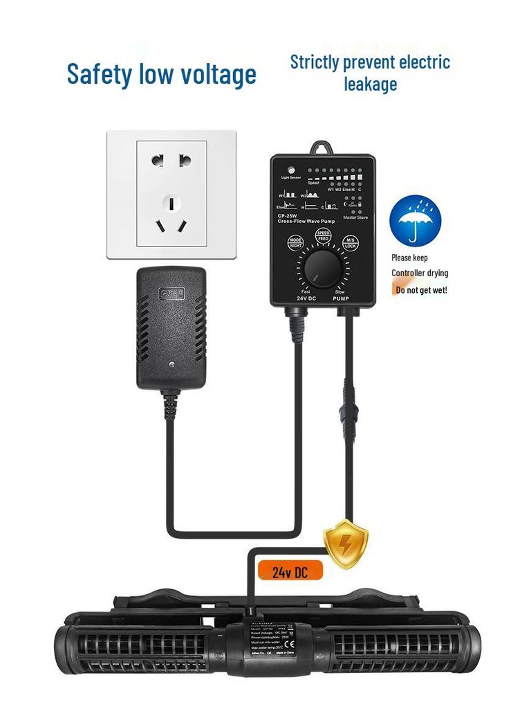 Aquarium Strömungspumpe: Leise Magnetische Saugpumpe für Salzwasser-Korallenbecken