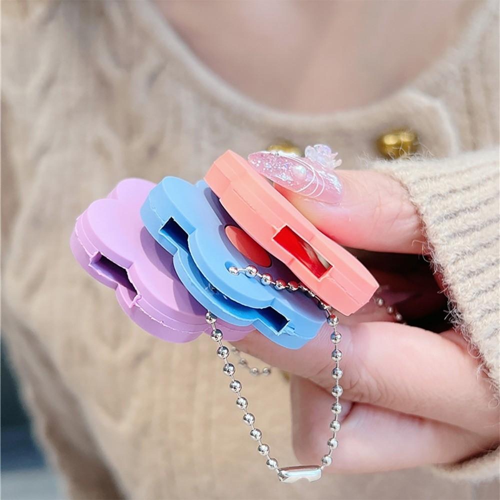 Creative Flower Keychain Soft Access Card Holder Mini Key Case  Car