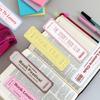 30pcs Rectangular Bookmark Book Lovers Pagination Mark Reading Book Clip  School Office Supplies